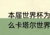 本届世界杯为什么在冬季举行（为什么卡塔尔世界杯在冬天）