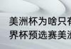 美洲杯为啥只有南美球队（2022年世界杯预选赛美洲杯小组情况）