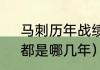 马刺历年战绩（马刺拿过几次冠军，都是哪几年）