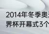 2014年冬季奥运会什么时候（2014世界杯开幕式3个主唱是谁）