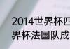 2014世界杯四强是哪四个（2014世界杯法国队成绩）