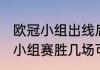 欧冠小组出线后怎么比赛（2021欧冠小组赛胜几场可以出线）