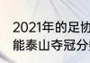 2021年的足协杯是哪个队的冠军（鲁能泰山夺冠分数）