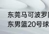 东莞马可波罗队的12名队员是谁（广东男篮20号球员是谁）