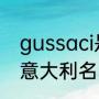 gussaci是什么牌子包（90年世界杯意大利名单）