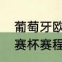 葡萄牙欧洲杯预选赛赛程（葡萄牙联赛杯赛程）