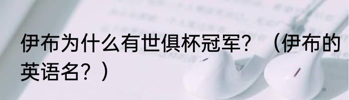 伊布为什么有世俱杯冠军？（伊布的英语名？）