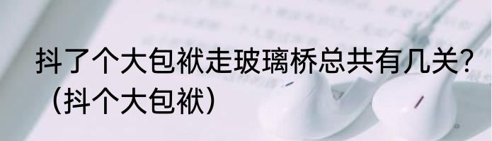 抖了个大包袱走玻璃桥总共有几关？（抖个大包袱）