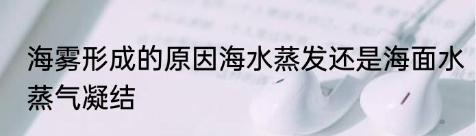 海雾形成的原因海水蒸发还是海面水蒸气凝结