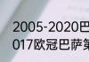 2005-2020巴萨尤文的交战记录（2017欧冠巴萨第几名）