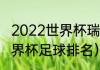 2022世界杯瑞士预选赛战绩（瑞士世界杯足球排名）