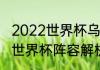2022世界杯乌拉圭实力分析（乌拉圭世界杯阵容解析）