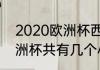 2020欧洲杯西班牙战绩（2020年欧洲杯共有几个小组）