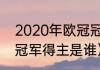 2020年欧冠冠亚军是（2020欧洲杯冠军得主是谁）