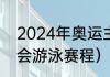 2024年奥运主办地（2024巴黎奥运会游泳赛程）