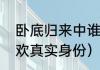 卧底归来中谁是林恺文（卧底归来杨欢真实身份）