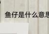 鱼仔是什么意思（鱼仔是干什么的）