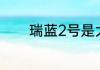 瑞蓝2号是大分子还是小分子