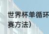 世界杯单循环赛制（台球循环赛制比赛方法）