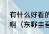 有什么好看的长篇小说，要励志的，啊（东野圭吾长篇小说排行榜）