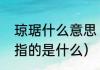 琼琚什么意思（投我以木瓜报之琼琚指的是什么）