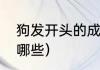 狗发开头的成语（跟犬有关的成语有哪些）