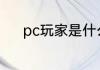pc玩家是什么意思？（pc玩家）