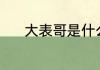 大表哥是什么意思？（大表哥）