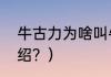 牛古力为啥叫牛宝？（牛古力人物介绍？）