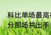 科比单场最高得分是多少？（科比81分那场共出手多少次？）