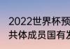 2022世界杯预选赛巴拉圭赛程？（拉共体成员国有发达国家吗？）