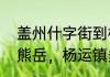 盖州什字街到杨运路况？（营口距离熊岳，杨运镇多远？）