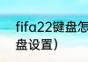 fifa22键盘怎么改键位？（fifa13键盘设置）