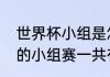 世界杯小组是怎么分配的？（世界杯的小组赛一共有几场？）
