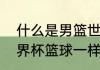 什么是男篮世预赛？（nba篮球和世界杯篮球一样吗？）