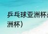乒乓球亚洲杯最新战况？（乒乓球亚洲杯）