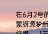 在6月2号的推文里，妲己宝宝公布了蒙犽源梦新皮肤______的局外场景票选结果。（三个字）王者荣耀6月4日答案