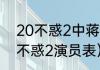 20不惑2中蒋帅是谁扮演的？（二十不惑2演员表）