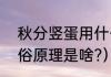 秋分竖蛋用什么蛋？（春分“竖蛋”习俗原理是啥?）