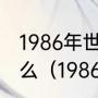 1986年世界杯意大利队主力阵容是什么（1986年世界杯英格兰阵容）