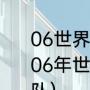06世界杯意大利国家队阵容是什么（06年世界杯意大利队队员出自哪支球队）