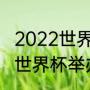 2022世界杯举办国家及时间（卡塔尔世界杯举办地点）