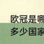 欧冠是哪些联赛组成的（欧冠联赛含多少国家）