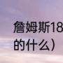 詹姆斯18有几种配色（詹姆斯鞋上写的什么）