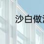 沙白做法（沙白色是什么颜色）