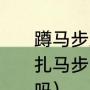 蹲马步对身体有什么好处（开始都要扎马步，说是下盘稳，这样真的有用吗）