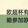 欧超杯有欧联拿冠军的吗（塞维利亚能参加欧冠吗）