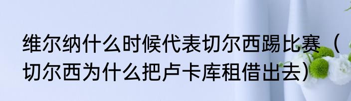 维尔纳什么时候代表切尔西踢比赛（切尔西为什么把卢卡库租借出去）