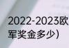 2022-2023欧冠冠军是谁（英超冠亚军奖金多少）