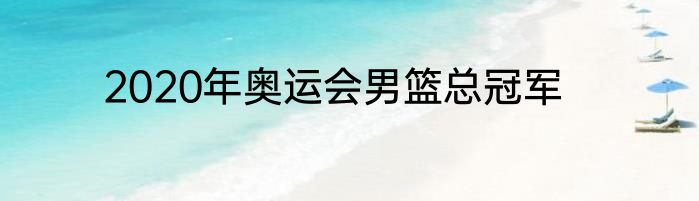 2020年奥运会男篮总冠军